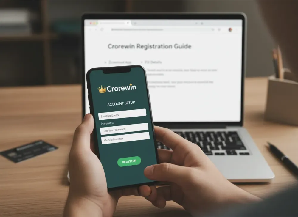 Crorewin registration guide for account setup