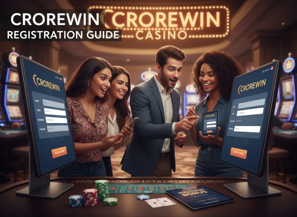 Crorewin registration guide for account setup
